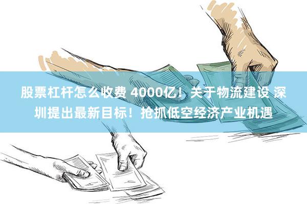 股票杠杆怎么收费 4000亿！关于物流建设 深圳提出最新目标！抢抓低空经济产业机遇