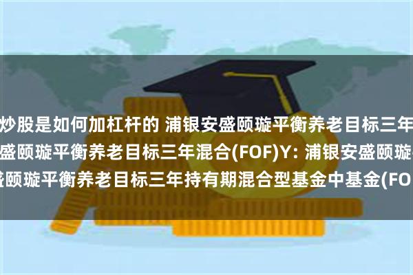 炒股是如何加杠杆的 浦银安盛颐璇平衡养老目标三年混合(FOF)A,浦银安盛颐璇平衡养老目标三年混合(FOF)Y: 浦银安盛颐璇平衡养老目标三年持有期混合型基金中基金(FOF)基金经理变更公告