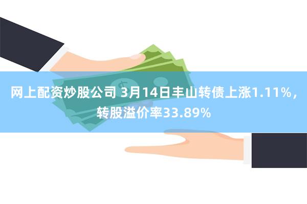 网上配资炒股公司 3月14日丰山转债上涨1.11%，转股溢价率33.89%